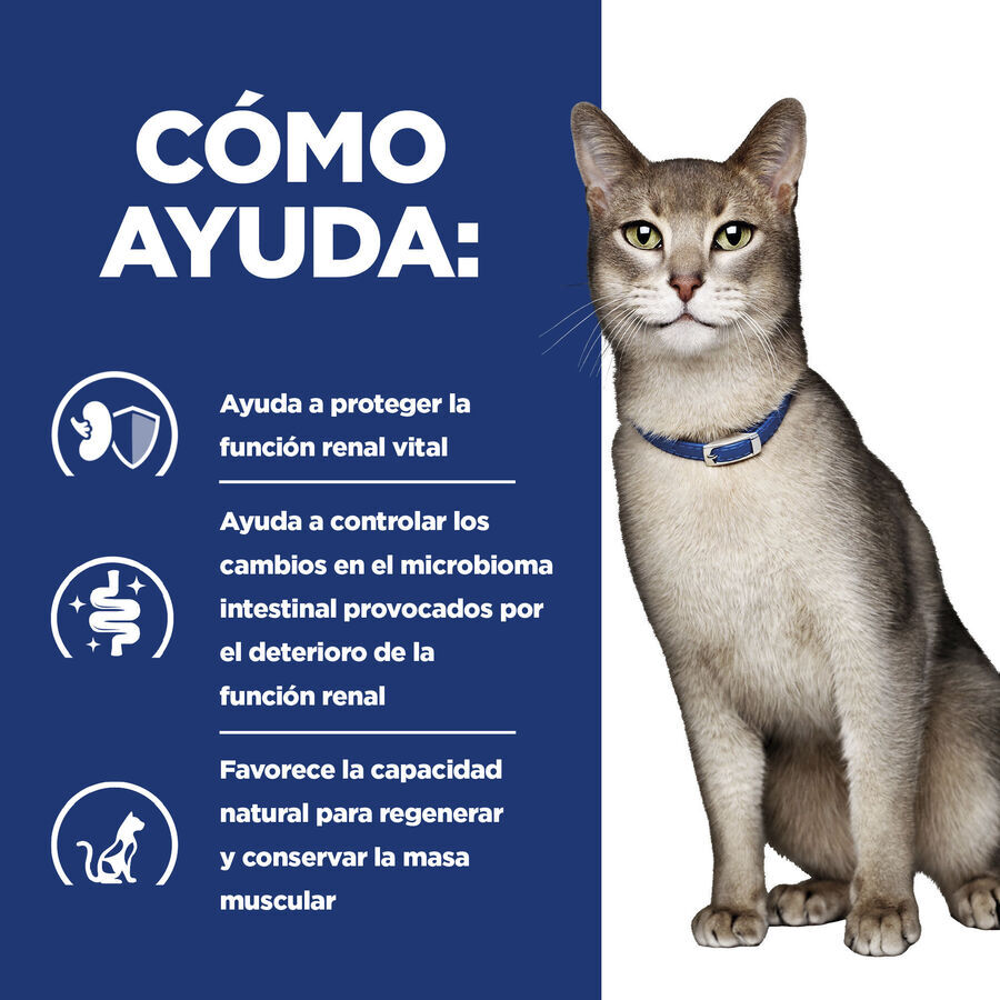 12 sobres x 85 g Hill's Prescription Diet Kidney Care k/d Pollo sobre para gatos, , large indicador imagen numero 3